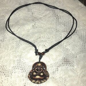 LOW START  Buddha adjustable necklace